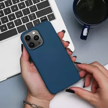 Etui futerał SILICONE do Apple iPhone 15 Pro Max niebieski