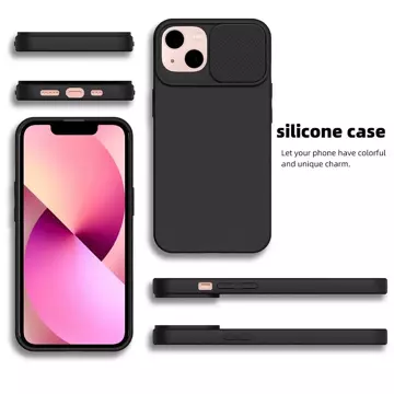 Etui futerał SLIDE do Apple iPhone 15 Plus czarny