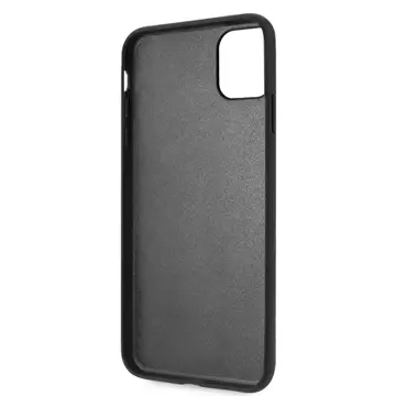 Etui hardcase BMW BMHCN65MCARBK do Apple iPhone 11 Pro Max czarny/black PU Carbon