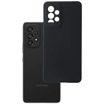 Etui matowe Odporne na telefon obudowa 3mk Matt Case do Samsung Galaxy A53 5G Black + Szkło