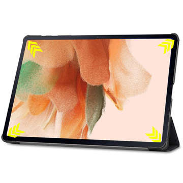 Etui na tablet Alogy Book Cover do Samsung Galaxy Tab S7 FE 5G 12.4 T730/T736B Don't Touch Me + Szkło