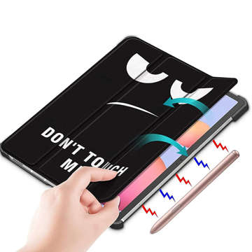 Etui na tablet Alogy Book Cover do Samsung Galaxy Tab S7 Plus 12.4 T970/T976 Don't Touch Me + Szkło