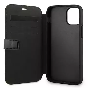 Etui na telefon BMW BMFLBKP12SSLLBK do Apple iPhone 12 Mini 5,4" czarny/black book Signature