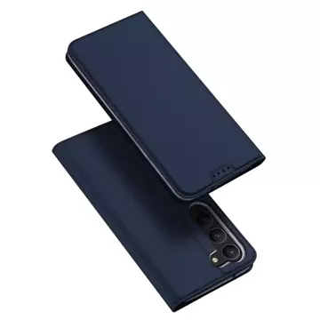 Etui na telefon Dux Ducis Skin Pro do Samsung Galaxy S23 pokrowiec z klapką portfel na kartę podstawka niebieskie