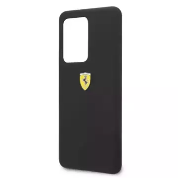 Etui na telefon Ferrari Hardcase do Samsung Galaxy S20 Ultra czarny/black Silicone