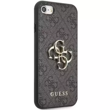 Etui na telefon Guess do iPhone 7/8/SE 2020 / SE 2022 szary/grey hardcase 4G Big Metal Logo