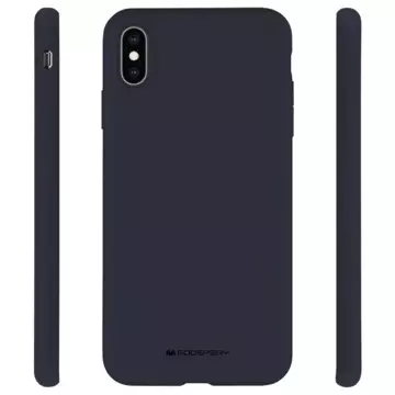 Etui na telefon Mercury Silicone do iPhone 12/12 Pro granatowy/navy