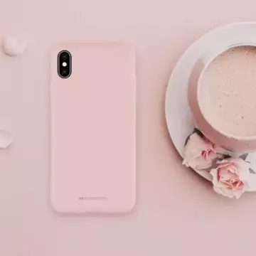 Etui na telefon Mercury Silicone do iPhone X/Xs różowo -piaskowy/pink sand