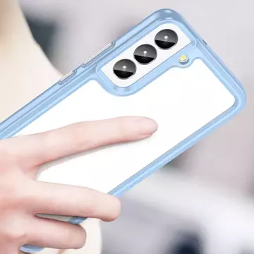 Etui na telefon Outer Space Case do Samsung Galaxy S23 pokrowiec z elastyczną ramką niebieskie