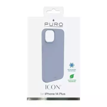 Etui na telefon Puro ICON Cover do iPhone 14 Plus niebieski/sierra blue