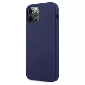 Etui na telefon Silicone Tone On Tone hardcase do iPhone 12/12 Pro granatowy/navy