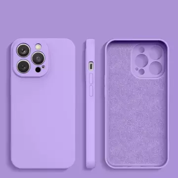 Etui na telefon Silicone case do Samsung Galaxy A14/A14 5G silikonowy pokrowiec fioletowe