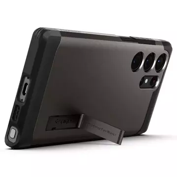 Etui na telefon Spigen Tough Armor do Samsung Galaxy S23 Ultra Gunmetal