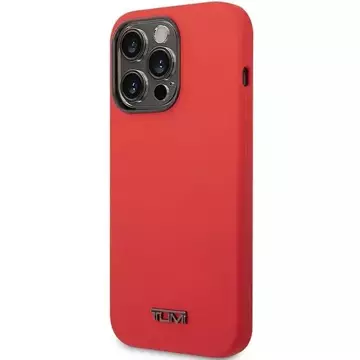 Etui na telefon Tumi Liquid Silicone hardcase do iPhone 14 Pro czerwony/red