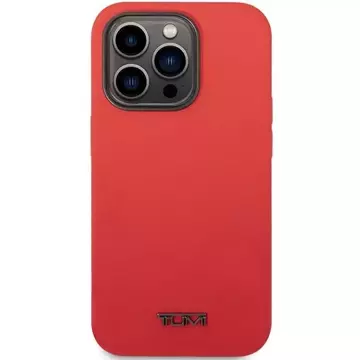 Etui na telefon Tumi Liquid Silicone hardcase do iPhone 14 Pro czerwony/red