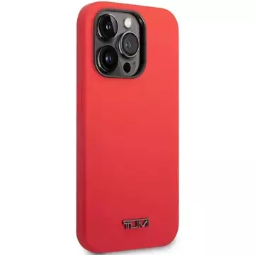 Etui na telefon Tumi Liquid Silicone hardcase do iPhone 14 Pro czerwony/red