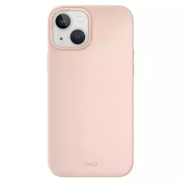 Etui na telefon UNIQ Lino Hue do Apple iPhone 14 6,1"  Magclick Charging różowy/blush pink