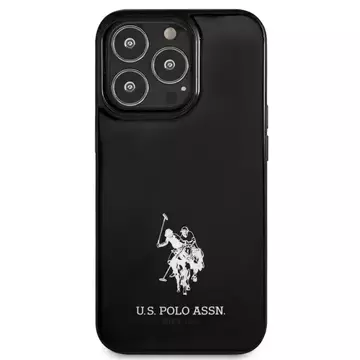 Etui na telefon US Polo Horses Logo iPhone 13 Pro Max 6,7" czarny/black