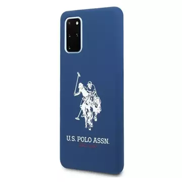 Etui na telefon US Polo Silicone Collection do Samsung Galaxy S20 Plus granatowy/navy