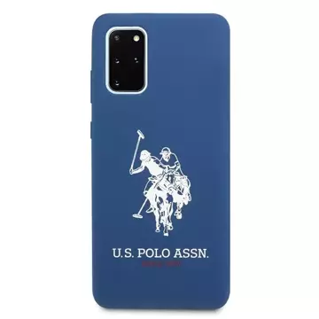 Etui na telefon US Polo Silicone Collection do Samsung Galaxy S20 Plus granatowy/navy