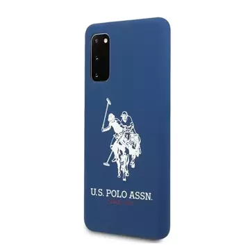 Etui na telefon US Polo Silicone Collection do Samsung Galaxy S20 granatowy/navy