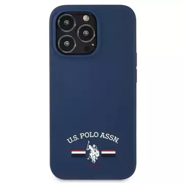 Etui na telefon US Polo Silicone Collection iPhone 13 Pro Max 6,7" granatowy/navy 