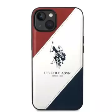 Etui na telefon US Polo Tricolor Embossed iPhone 14 6,1"