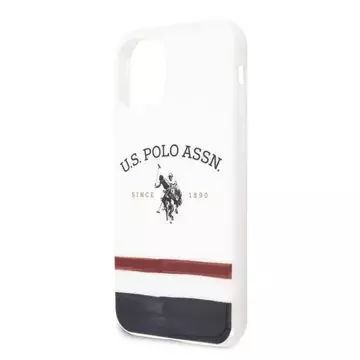 Etui na telefon US Polo USHCN65PCSTRB do Apple iPhone 11 Pro Max biały/white Tricolor Pattern Collection