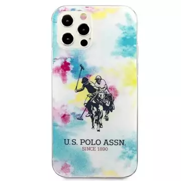 Etui na telefon US Polo USHCP12LPCUSML do Apple iPhone 12 Pro Max multicolor Tie & Dye Collection