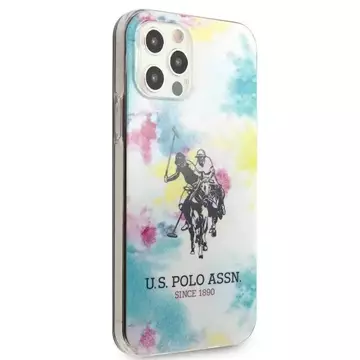 Etui na telefon US Polo USHCP12LPCUSML do Apple iPhone 12 Pro Max multicolor Tie & Dye Collection