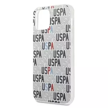 Etui na telefon US Polo USHCP12LPCUSPA6 do Apple iPhone 12 Pro Max biały/white Logo Mania Collection