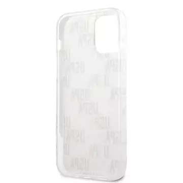 Etui na telefon US Polo USHCP12LPCUSPA6 do Apple iPhone 12 Pro Max biały/white Logo Mania Collection