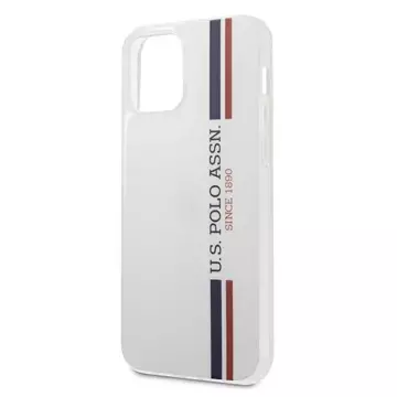 Etui na telefon US Polo USHCP12LPCUSSWH do Apple iPhone 12 Pro Max biały/white Tricolor Collection