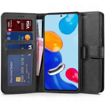 Etui na telefon Wallet portfel do Xiaomi Redmi Note 12 5G / Poco X5 5G Black