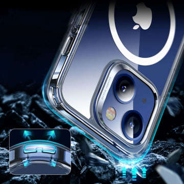 Etui na telefon do Apple iPhone 13 ESR Classic Hybrid do MagSafe Clear + Szkło
