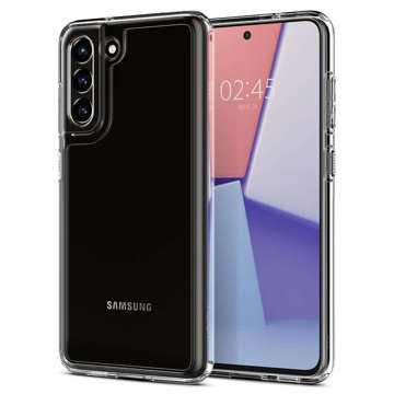 Etui na telefon do Samsung Galaxy S21 FE case Spigen Ultra Hybrid Crystal Clear + Szkło