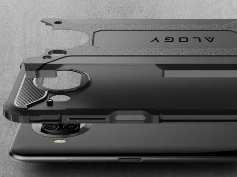Etui obudowa Alogy Hard Armor do Xiaomi Mi 10T Lite szare + Szkło Alogy