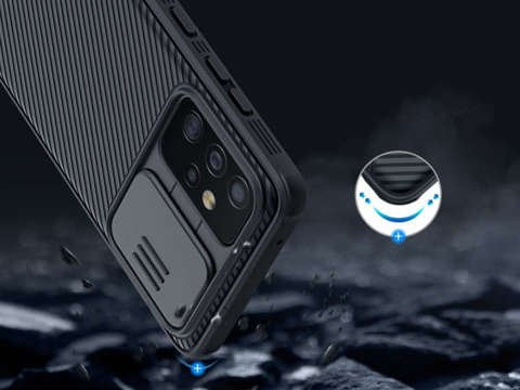 Etui obudowa Nillkin CamShield Pro do Samsung Galaxy A52 LTE/ 5G Black + Szkło