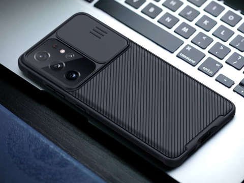 Etui obudowa Nillkin CamShield Pro do Samsung Galaxy S21 Ultra Black