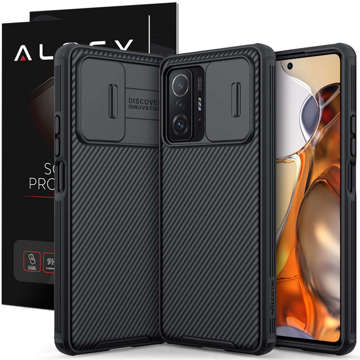 Etui obudowa Nillkin CamShield Pro do Xiaomi Mi 11T/ 11T Pro Black + Szkło