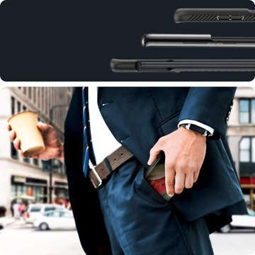 Etui obudowa Spigen Liquid Air Pen do Samsung Galaxy S21 Ultra Matte Black