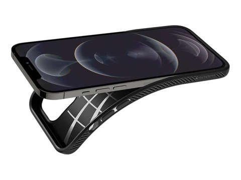 Etui obudowa Spigen Liquid Air do Apple iPhone 12 Pro Max Matte Black