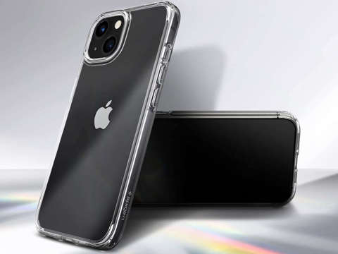 Etui obudowa case Spigen Ultra Hybrid do Apple iPhone 13 Crystal Clear + Szkło