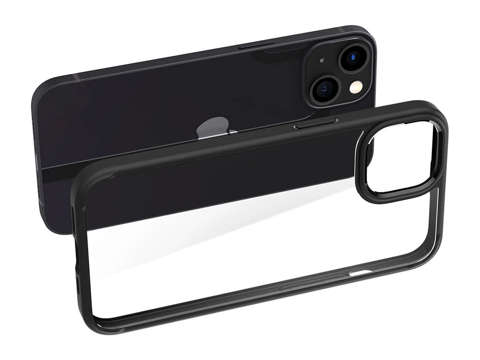 Etui obudowa case Spigen Ultra Hybrid do Apple iPhone 13 Matte Black + Szkło