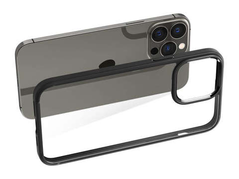 Etui obudowa case Spigen Ultra Hybrid do Apple iPhone 13 Pro Matte Black + Szkło