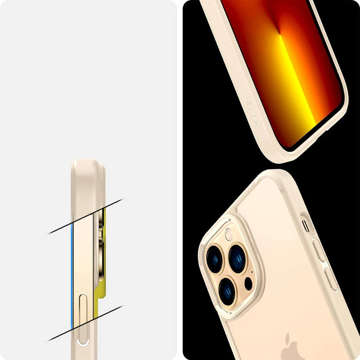 Etui obudowa case Spigen Ultra Hybrid do Apple iPhone 13 Pro Sand Beige