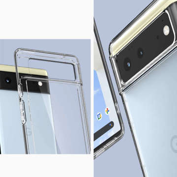 Etui obudowa case Spigen Ultra Hybrid do Google Pixel 6 Crystal Clear