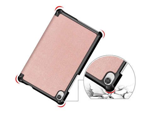 Etui obudowa na tablet Alogy Book Cover do Lenovo Tab M8 TB-8505 Różowe