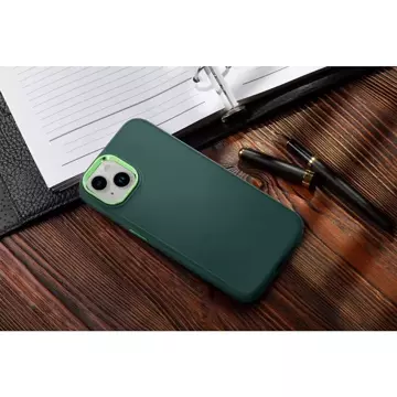 Etui obudowa ochronna Futerał FRAME do iPhone 15 Pro Max zielony