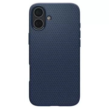 Etui obudowa plecki Spigen Liquid Air do Apple iPhone 16 Navy Blue